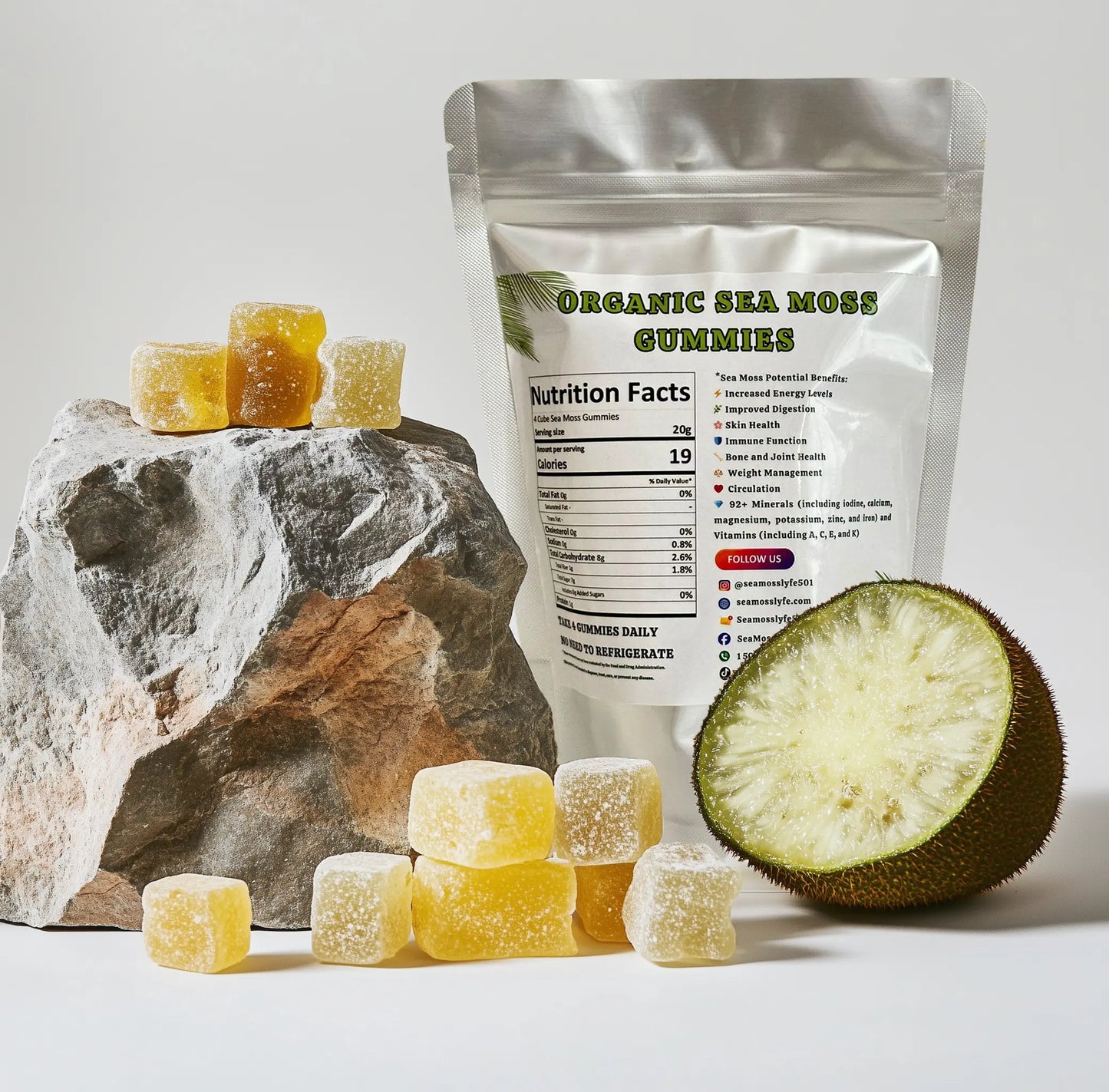 Tropical Tides Sea Moss Gummies 120 pack **30 Day Supply**