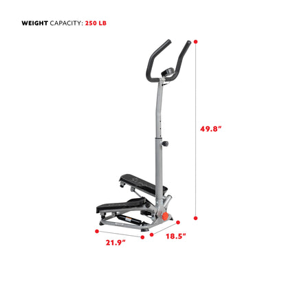 Twist Stair Stepper with LCD Monitor